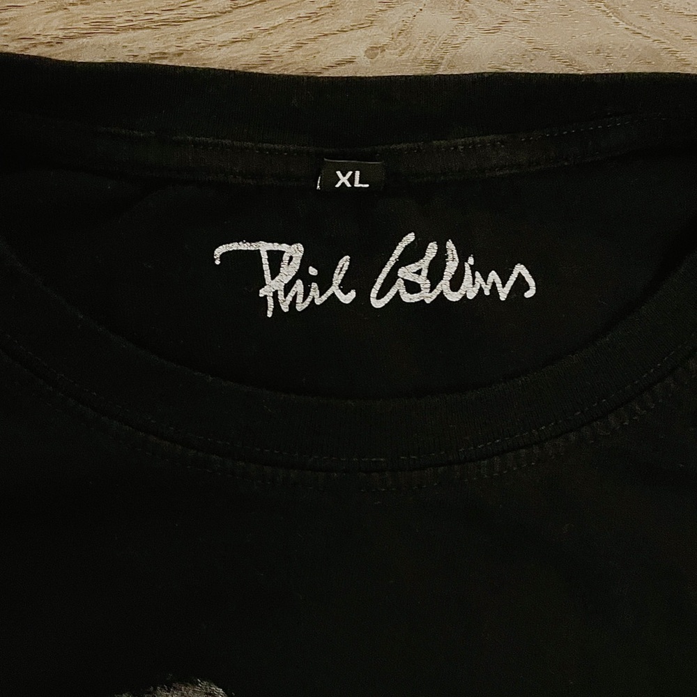 Vintage Black XL Phil Collins Band/Tour Merch, 2017 Not Dead Yet LIVE T-Shirt - Picture 4 of 6